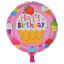 Foil BALLOON 45cm Round Happy Birthday #3 Balloon Birthday Party Decoration
