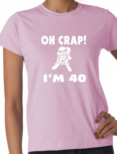 Oh Crap 90th Birthday Present Funny Ladies Gift T-Shirt  Size S-XXL