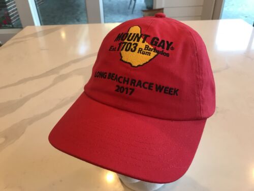 Mount Gay EST 1703 Barbados Rum Long Beach Race Week 2017 Hat Cap New