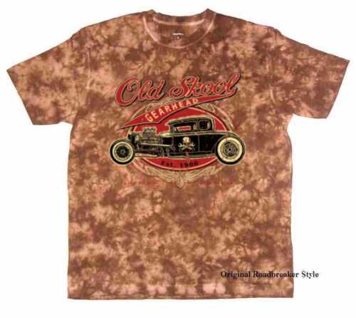 T shirt Batik Braun Vintage Hot Rod US Car/&Automotiv Modèle Old Skool