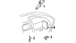 TOYOTA\LEXUS\SCION 9008091180 GENUINE OEM SPARK PLUG