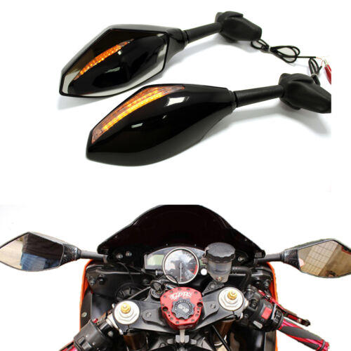 LED Turn Signals Motorcycle Mirrors For Honda CBR954RR CBR929RR CBR900RR Sport