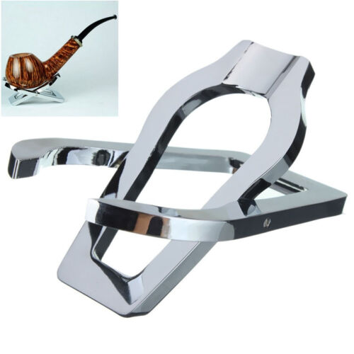 Cigar Holder Stainless Steel Portable Cigar Holder Foldable Tobacco Pipe Stand^