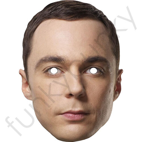 Jim Parsons The Big Bang Theory *** Sheldon Cooper Celebrity Actor Card Mask