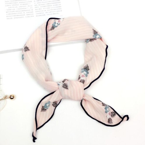 Women Kerchief Silk Triangle Scarf Head Neck Hair Tie Band Bandana Hijab Muffler