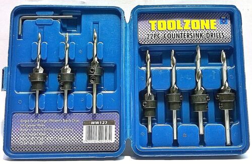Joinery Woodwork Carpentry WW127 22Pc Tapered Countersink Drills 