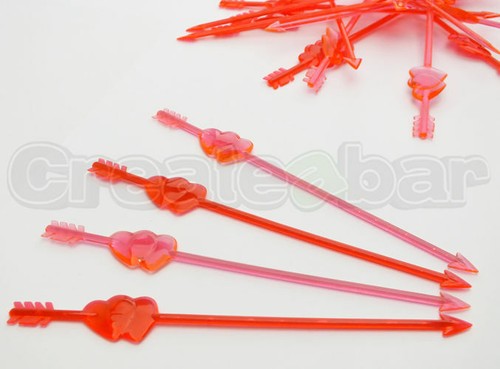 Cupids ARROW Cocktail agitateurs-Saint Valentin Mariage Verre Décorations de fête