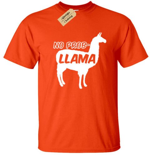 No Prob Llama T-Shirt Mens Funny problem