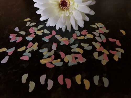 300 birthdays or christening Baby Feet table scatter confetti for baby shower