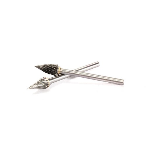 10pcs Tungsten Steel Solid Carbide Burrs For Dremel Rotary Tool Set Drill Bit UK
