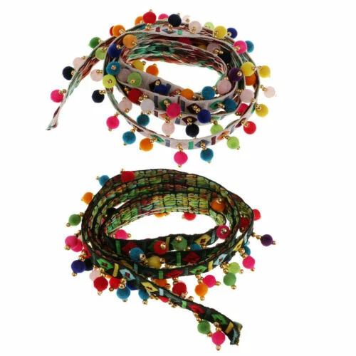 Polyester Pom Pom Sewing Trimmings