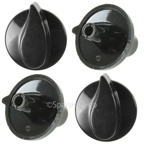 4 x Genuine BELLING Solitaire Country Chef Oven Cooker Hob Black Switch Knobs