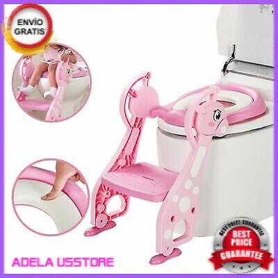 Asiento De Entrenamiento Para Ninos Pequeños Con Escalera y,Almohadillas Nuevo