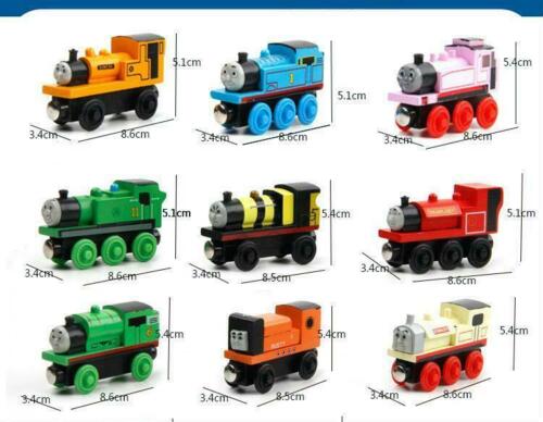 10pcs/lot Thomas and Friends Anime Wooden Railway Trains/Thomas Trains Model/Edw