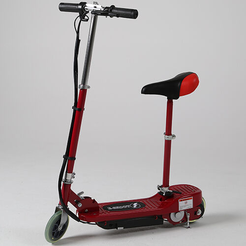 Electric Scooter Kids Ride On Red Fast Escooter Removable Seat Battery Operated