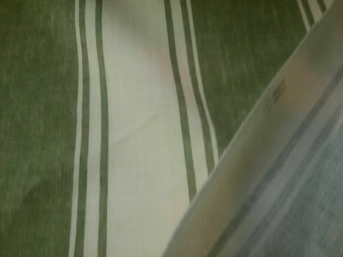 Lee Jofa Florence Stripe Linen Boxwood David Easton Upholstery Fabric MSRP $118y