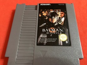 NINTENDO NES BATMAN RETURNS VIDEO GAME KONAMI CART JAPAN