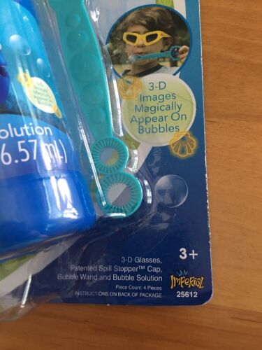 K Details about   Disney Finding Dory 3D Bubble Maker Wand Solution Glasses Spill Stopper 