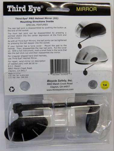 Bike Pro Casque Third Eye Miroir