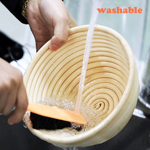 Bread Proofing Basket Banneton Brotform Dough rattan bread basket round oval set 