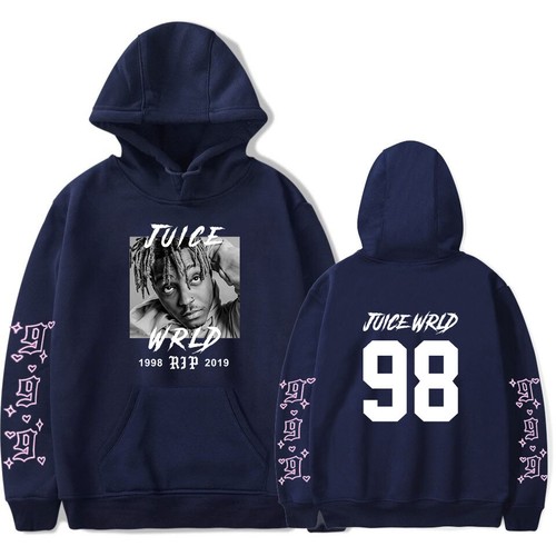 Juice Wrld Printed Hoodie Casual Sweatshirt Hooded Cotton Pullover Outwear XPD79