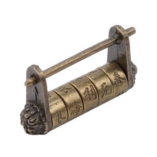 Vintage Combination Lock Nice Retro Password Jewelry Box Lock Accessories Lin