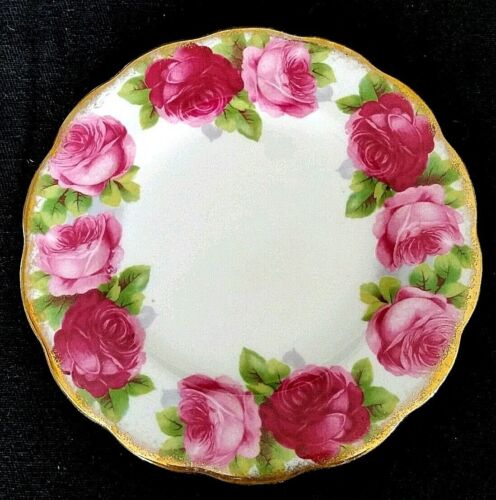 Royal Albert Old English Rose Bone China Bread Butter Plate England    D4