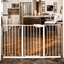 Regalo Extra Wide Span 56 Inch Walk Through Baby Gate with 4 Pack of Wall Mounts