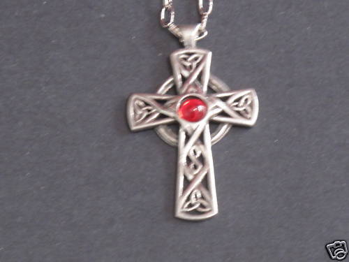 Keltischer Schmuck Antikes Pewter 692 P Keltisches Kreuz Silber Rot Zinn Uhren Schmuck Couturette Fr
