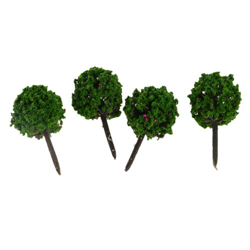 50 pieces Ball Geformt Modell Bäume Baum DIY Landschaft Landschaftsbau Grün