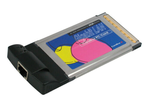 32-Bit Pcmcia Ethernet 1Gigabit Lan Card Exsys EX-6085