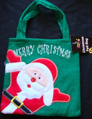 Noël Feutre Sacs Cadeau Faveur Fête Enfants Sacs De Noël Stocking Sacs