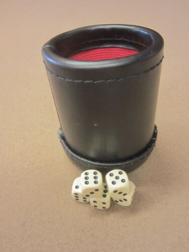 5 Deluxe Dice Cup Cups /& Dice Set