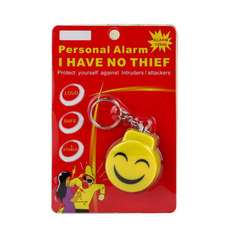 New Smile Safe sound Personal Emergency Alarms Keychain 120-130 Db Loud Siren US 
