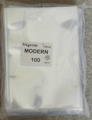 100 Polyprotec 6.5/" x 4.5/" Sleeves for Modern Postcards Photographs Storage