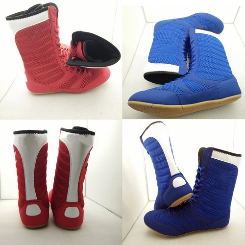 Mens High top Wrestling Shoes Boxing Boots MMA Fitness trainer Gym Athletic 11 9