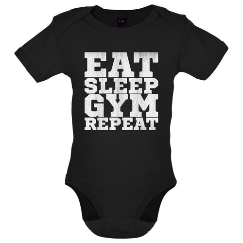 8 Colours Weightlifting Babgrow // Bodysuit Eat Sleep Gym REPEAT