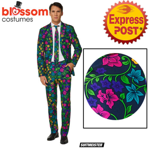 CA1028 Suitmiester Floral Hawaiian Holiday Summer Oppo Suits Opposuits Costume 