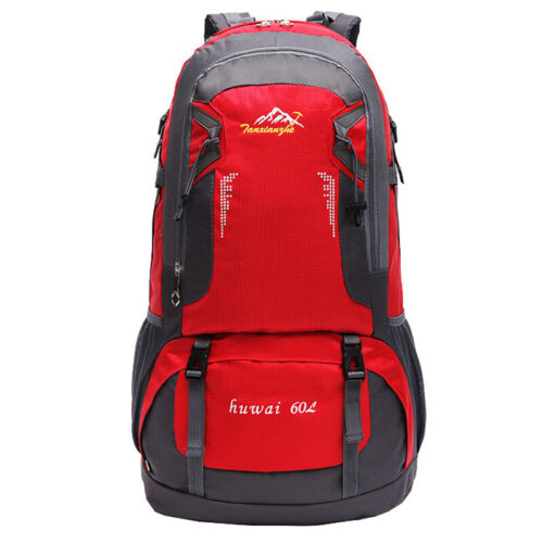 Unisex Travel Backpack Big Outdoor Climbing Hiking Biking Rucksack Sports Bag