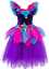Adult Women/'s Fairy Dress Costume Purple Velvet Pansy /& Free matching Headpiece
