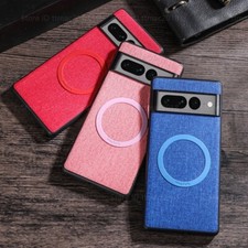 MagSafe Handy Hülle für Google Pixel 6 7 Pro Schutz Magnet Case Cover Taschen