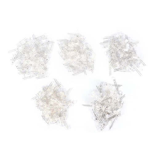 100pcs Rectangular Square LED Emitting Diodes Light LEDs Bulbs Water HU