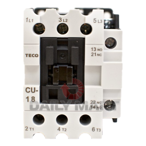 New In Box TECO CU-18 Contactor AC110V
