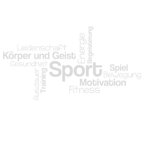 Wandtattoo Sport Wortwolke Fur Fitness Fans Von Designscape Children S Bedroom Child Decor Decals Stickers Vinyl Art Decor Decals Stickers Vinyl Art