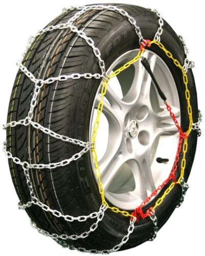 Quality Chain 1547Q Diamond Back Link Tire Chains Snow Traction Passenger Car