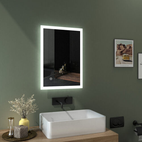 LED Badezimmerspiegel mit Beleuchtung Touch Beschlagfrei 60x80 100x60 120x60