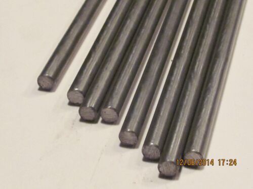 Bar Round 12L14 CRS 6/" Long    1 Pc 3 MM  Steel Rod
