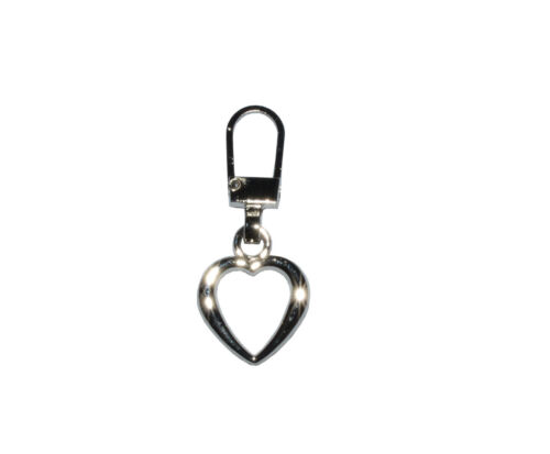 Extractor de reparación de cremallera de metal con Cremallera Corazón Bolsa del pantalón repuesto dañado Chaqueta rápida