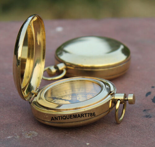 Brass Nautical Collectible Compass Marine Maritime Vintage Reproduction