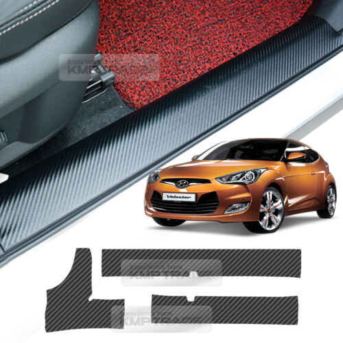 Carbon Door Scuff Decal Sticker Anti Cover Protector for HYUNDAI 11-17 Veloster